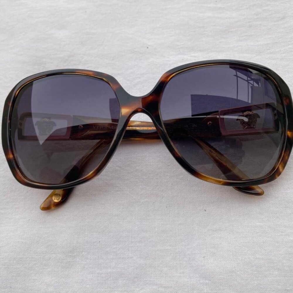 VERSACE Women MOD. 4242-B 5025/13 Tortoise Brown Gems/Brown Sunglasses - Picture 5 of 17